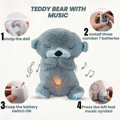 Breathing Teddy Bear with Soothing Music