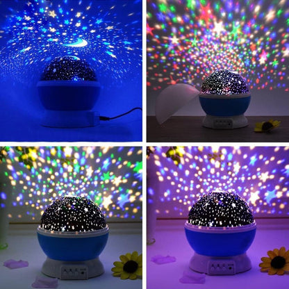 Colour Changing Star Master Rotating Projection Night Lamp | Galaxy Sky Projector with Music & Timer for Kids & Bedroom